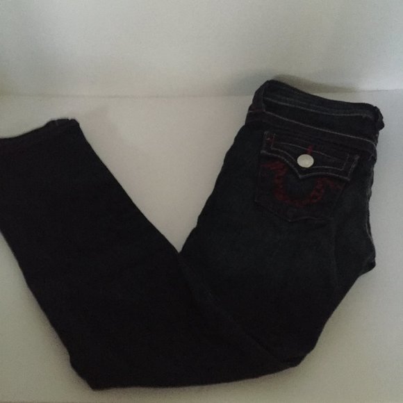 True Religion Girl's Julie Super T Jeans Size 7 - Picture 2 of 4